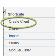 Create Client