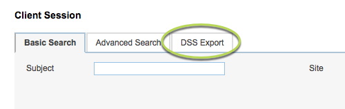 DSS Export