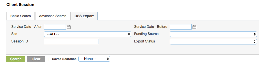 DSS Tab Client Session