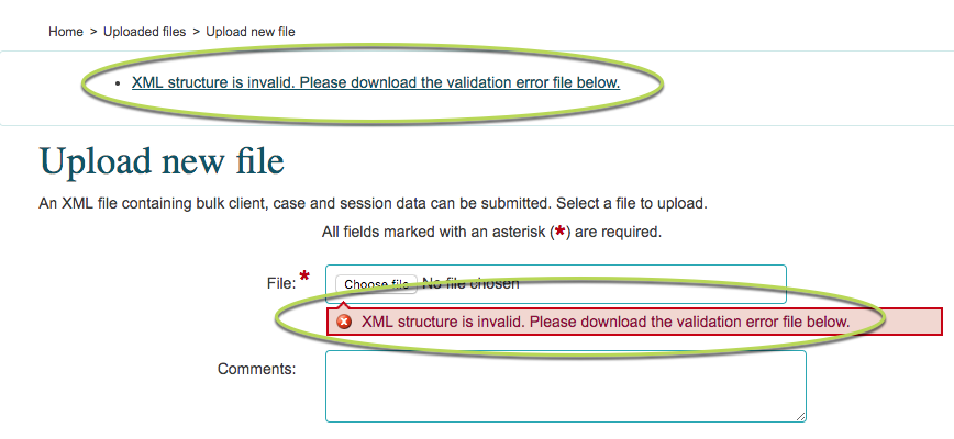 XML Structure is invalid