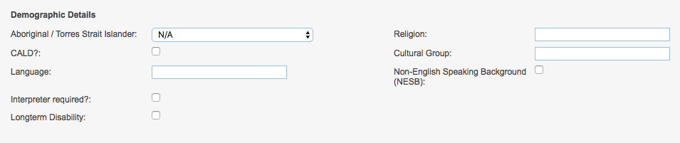 Demographic Information