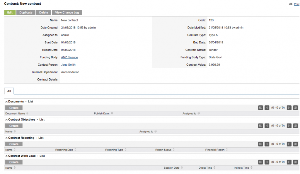Add a Contract – Community Data Solutions