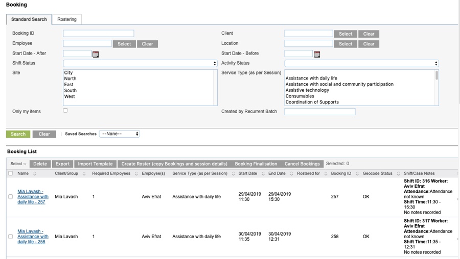 Bookings Module