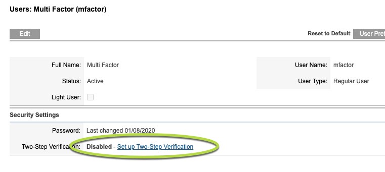 set up multi factor authentication